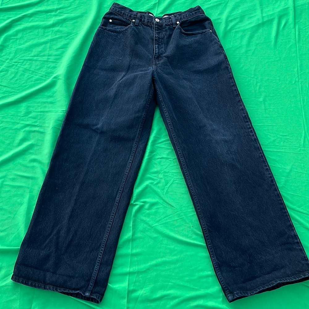 Vintage jeans from the 90s anchor blue huge waste 34 length 32 black